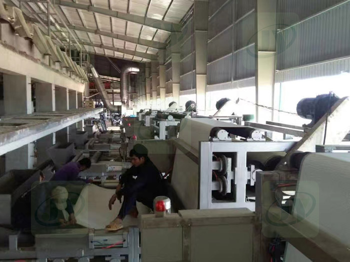 Malaysia Cassava Starch Belt Type Dehydrator ไซต์