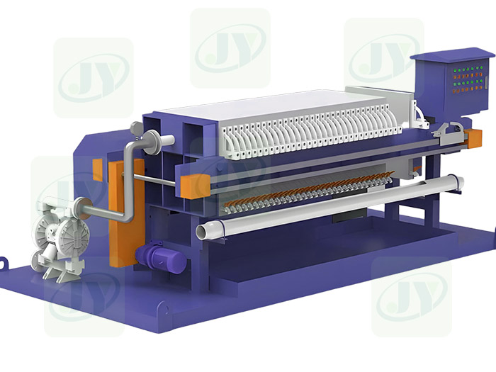 Placa de resíduo de amido com mandioca e prensa de filtro de estrutura de amido