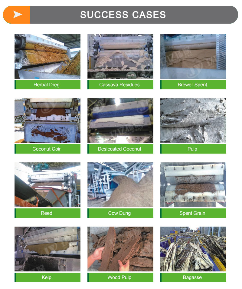 Belt Filter Press Dewatering Machine Dehydration Success Cases