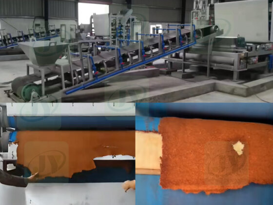 Mechanization makes coconut coir peat desalination and dewatering more efficient