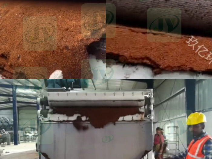 Coconut pith dehydration effect